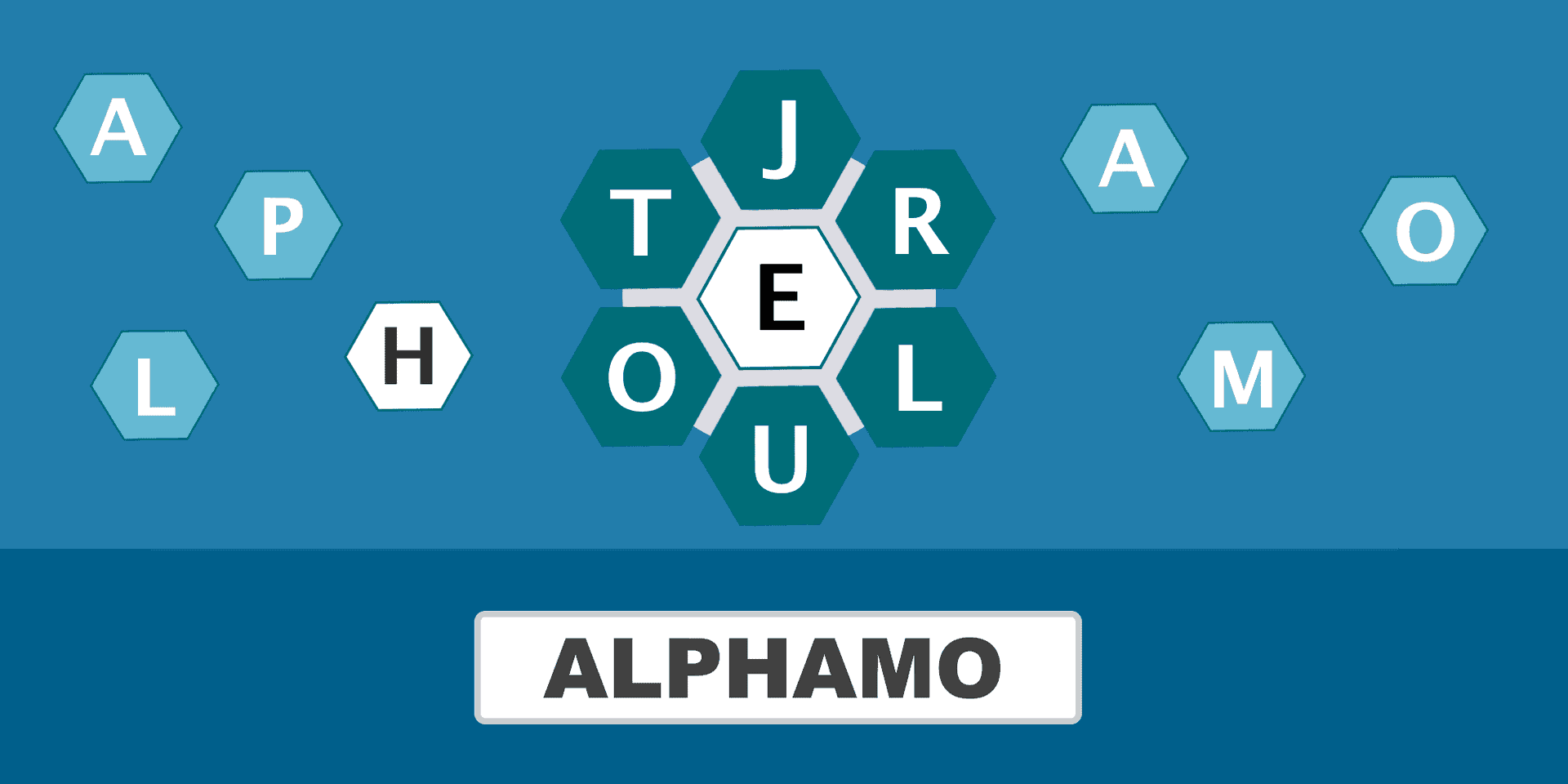 Alphamo : reconstituez les anagrammes autour de la lettre centrale !